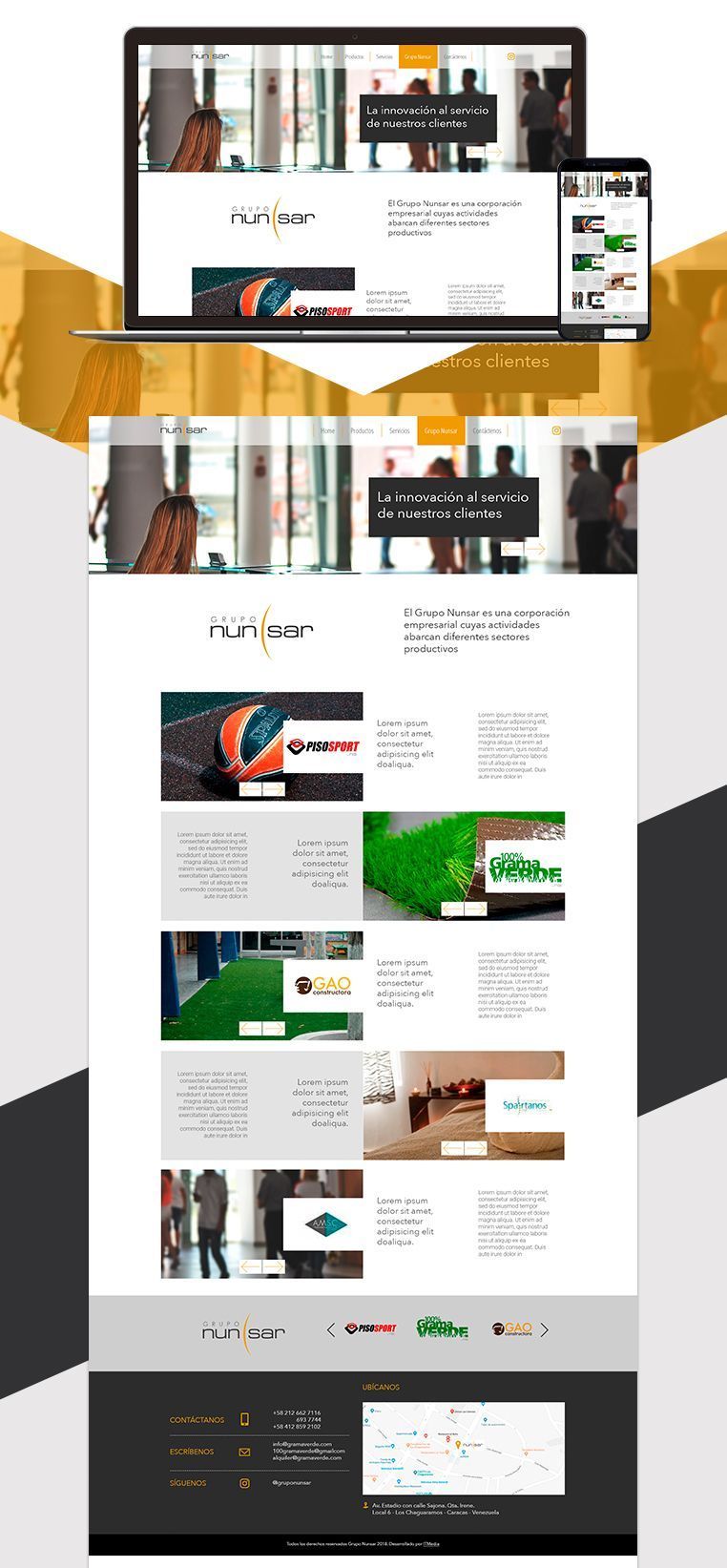 Desarrollo Web Grupo Nunsar