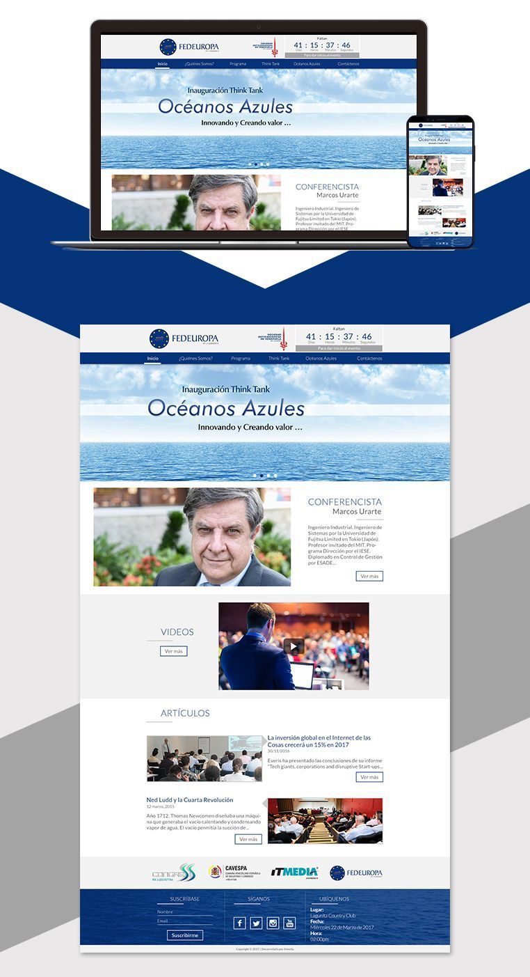 Desarrollo Web Océanos Azules